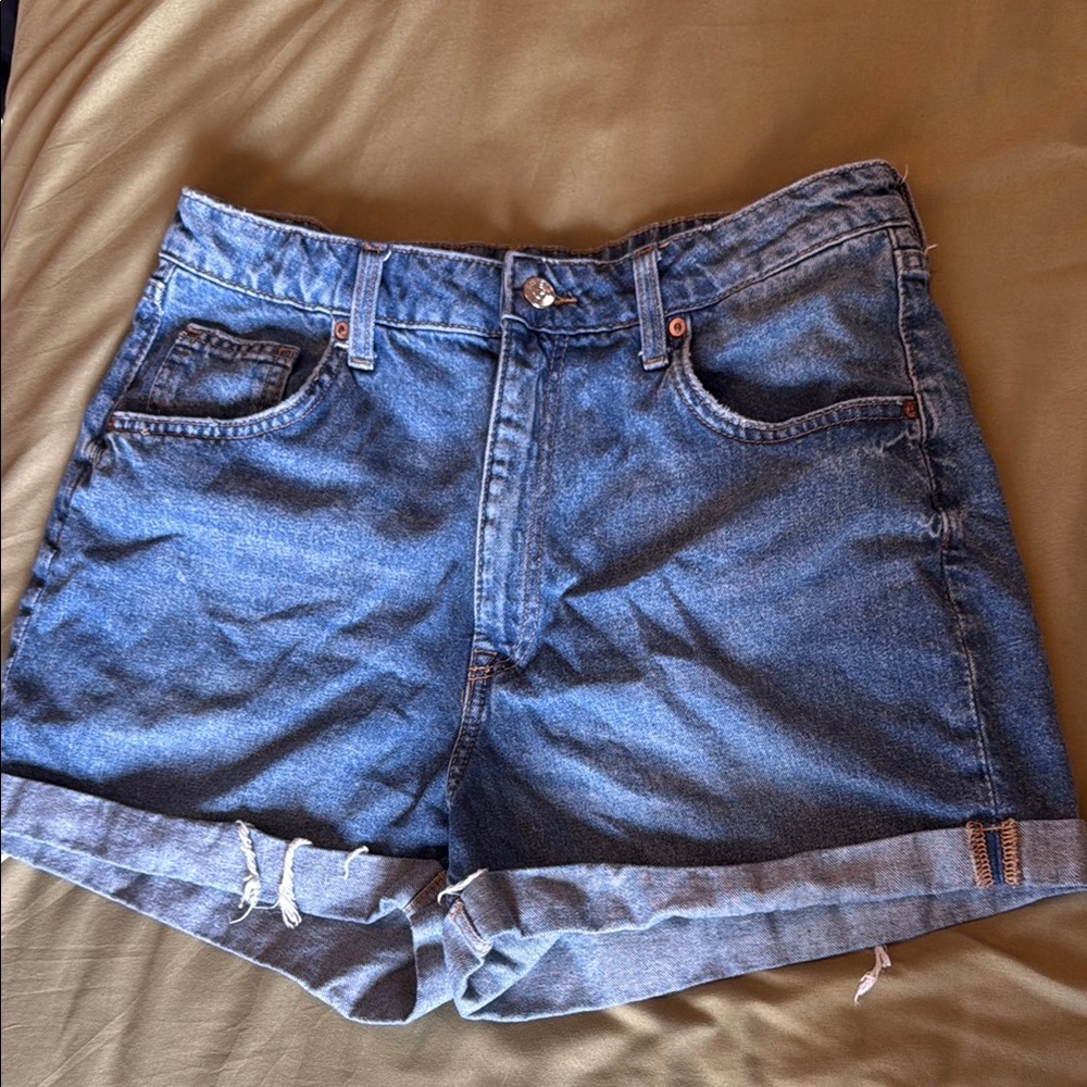 H&M Divided Blue Jean Shorts for Women